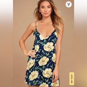 Floral slip dress